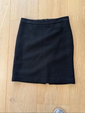DKNY Black Knit Pencil Skirt